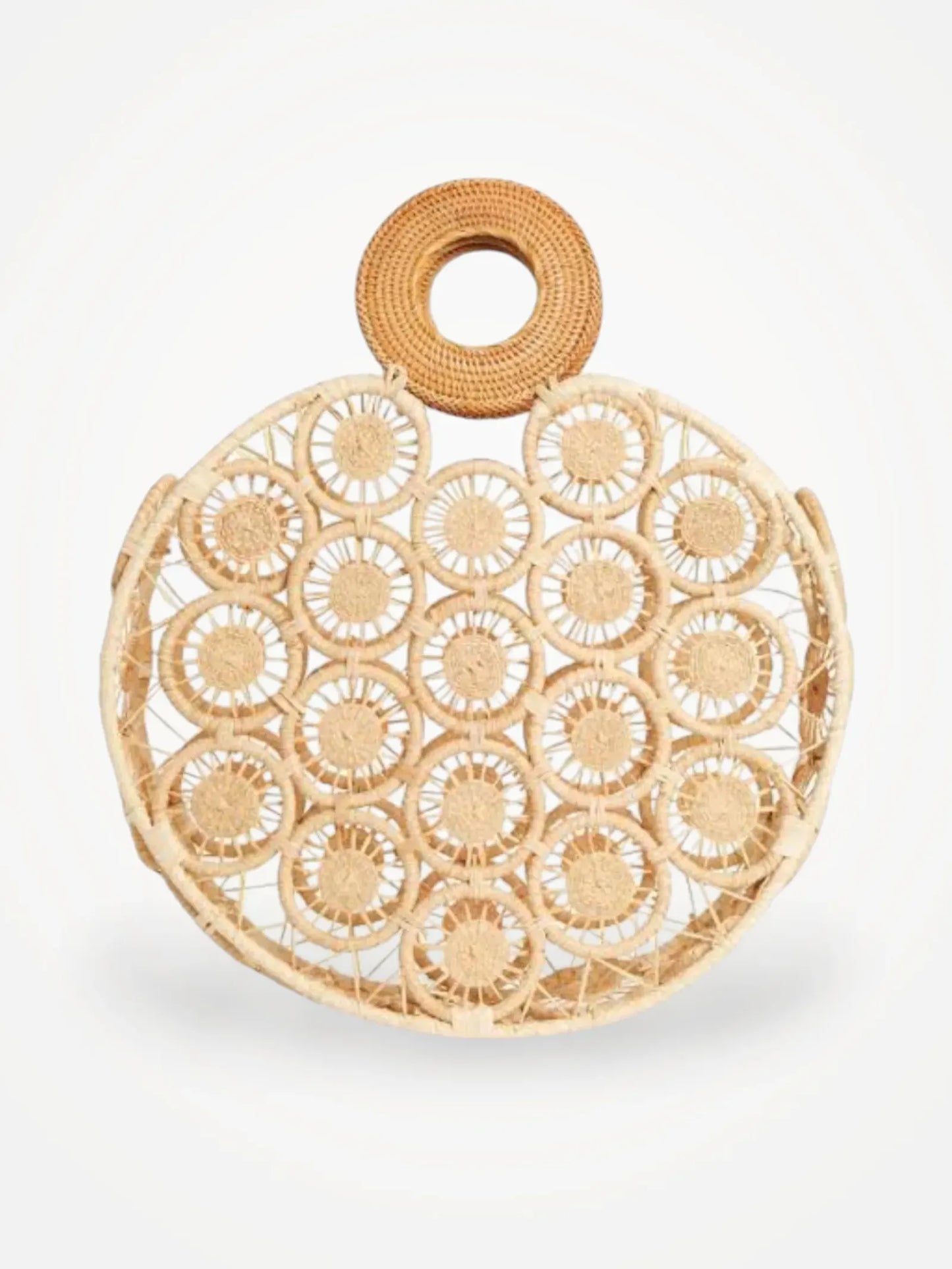 Cult Gaia Stella Straw Handbag