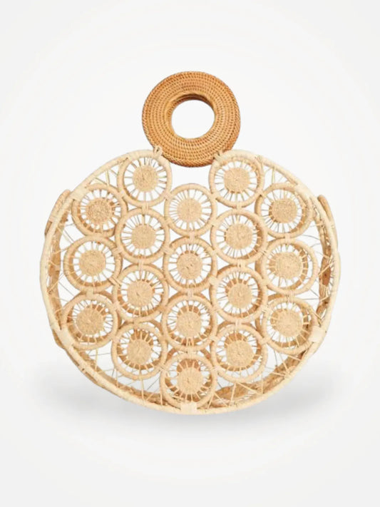 Cult Gaia Stella Straw Handbag