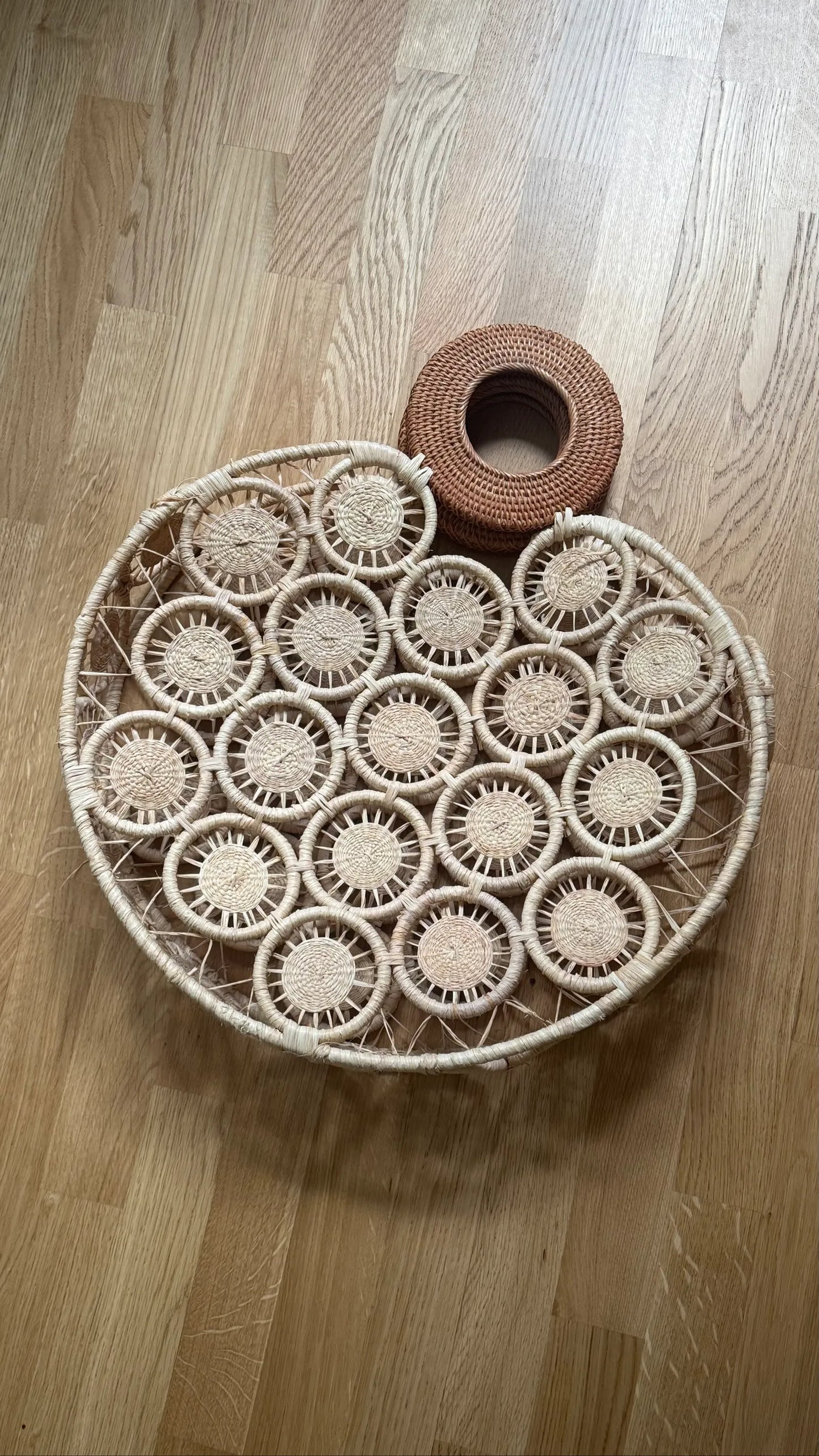 Cult Gaia Stella Straw Handbag