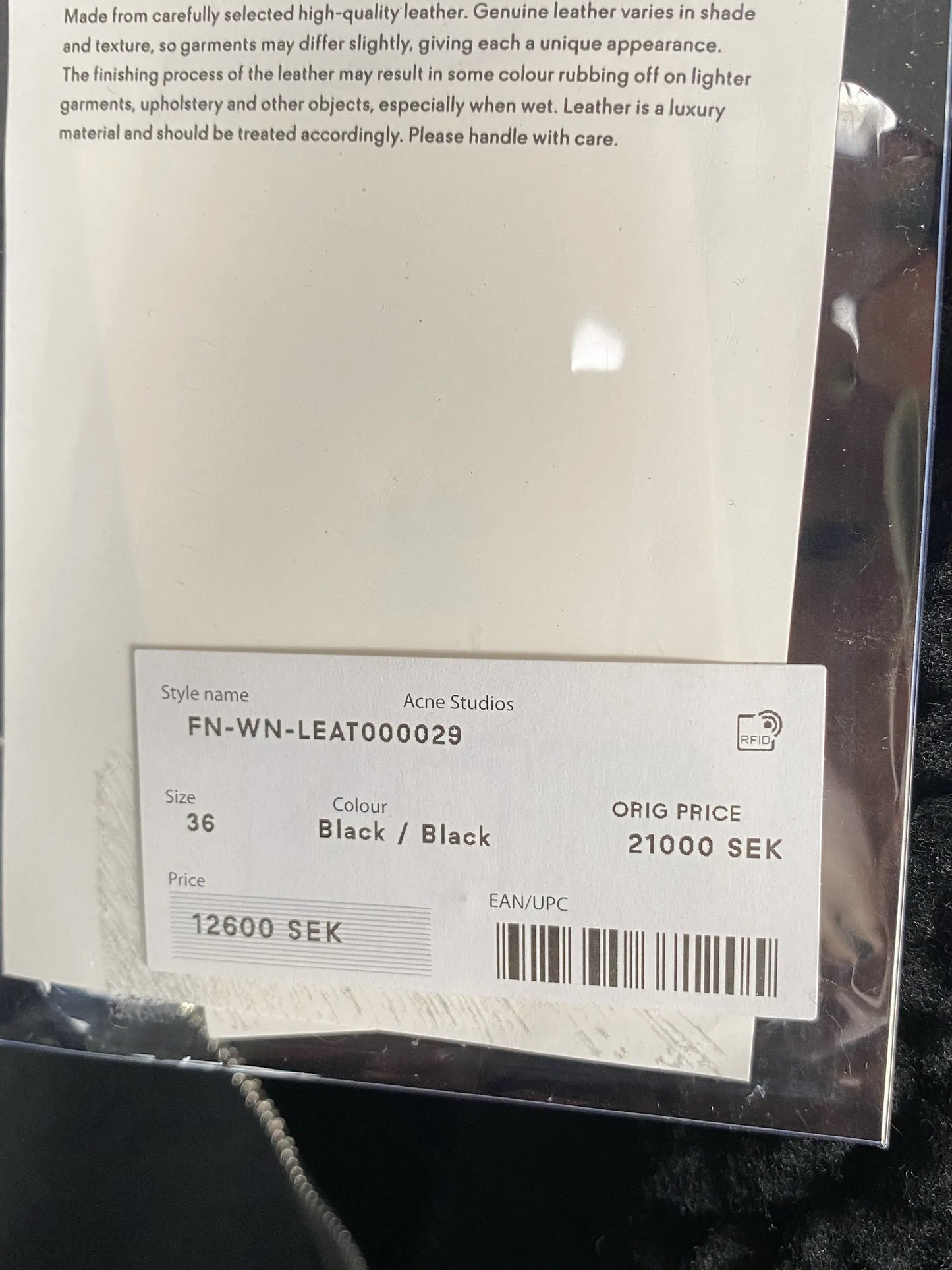 Acne Studios Leather jacket