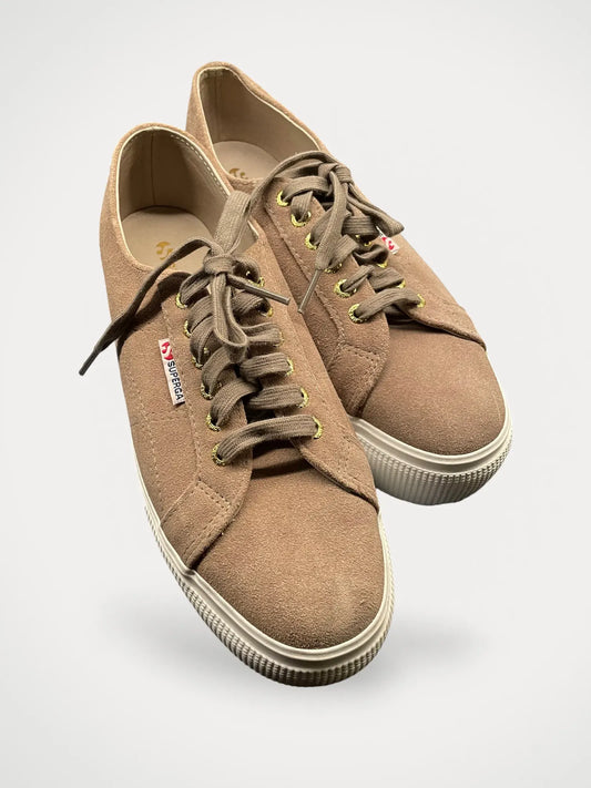 Superga Platform , Beige-sneakers