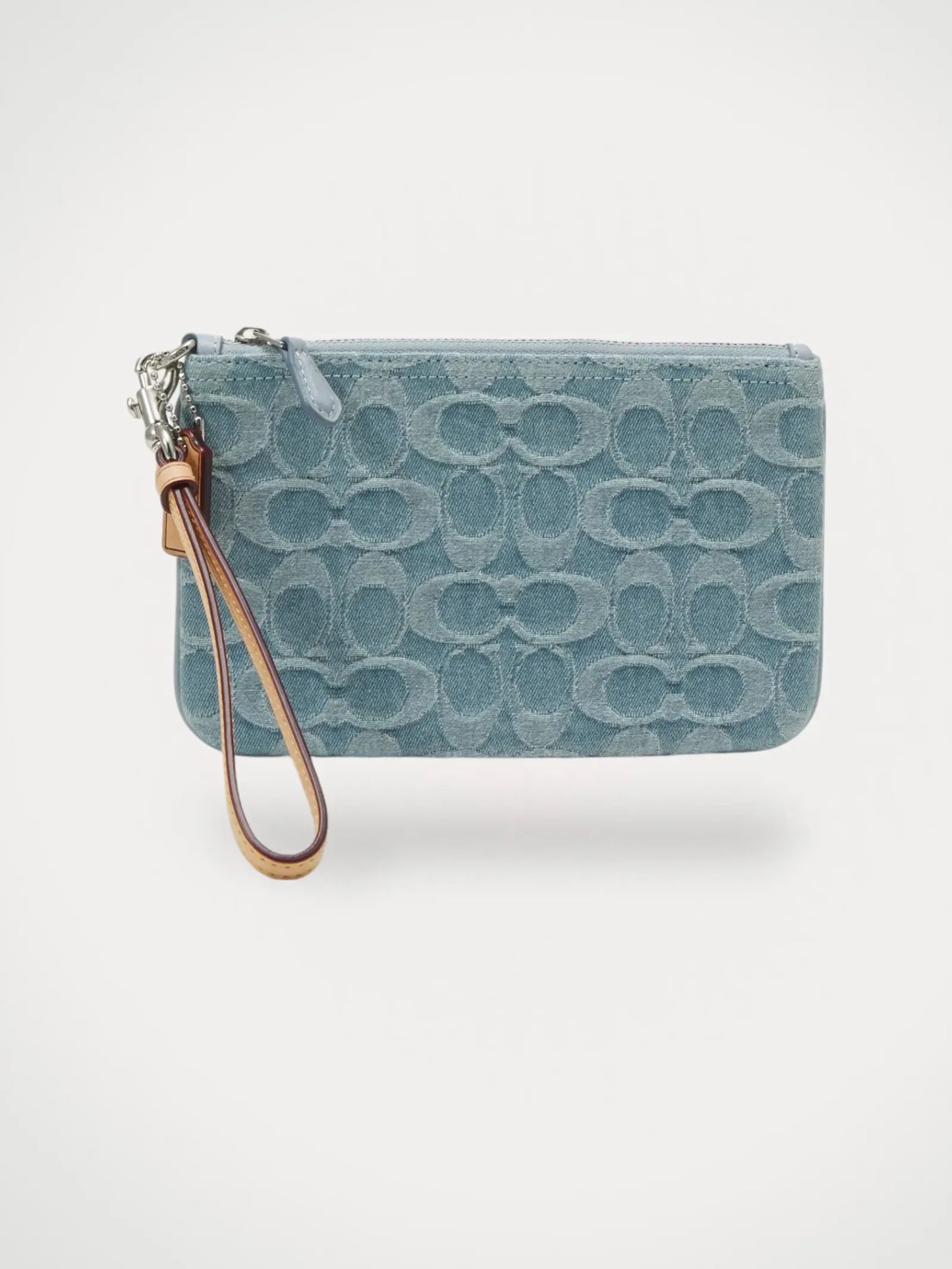 Coach Washed Signature Small Wristlet-väska