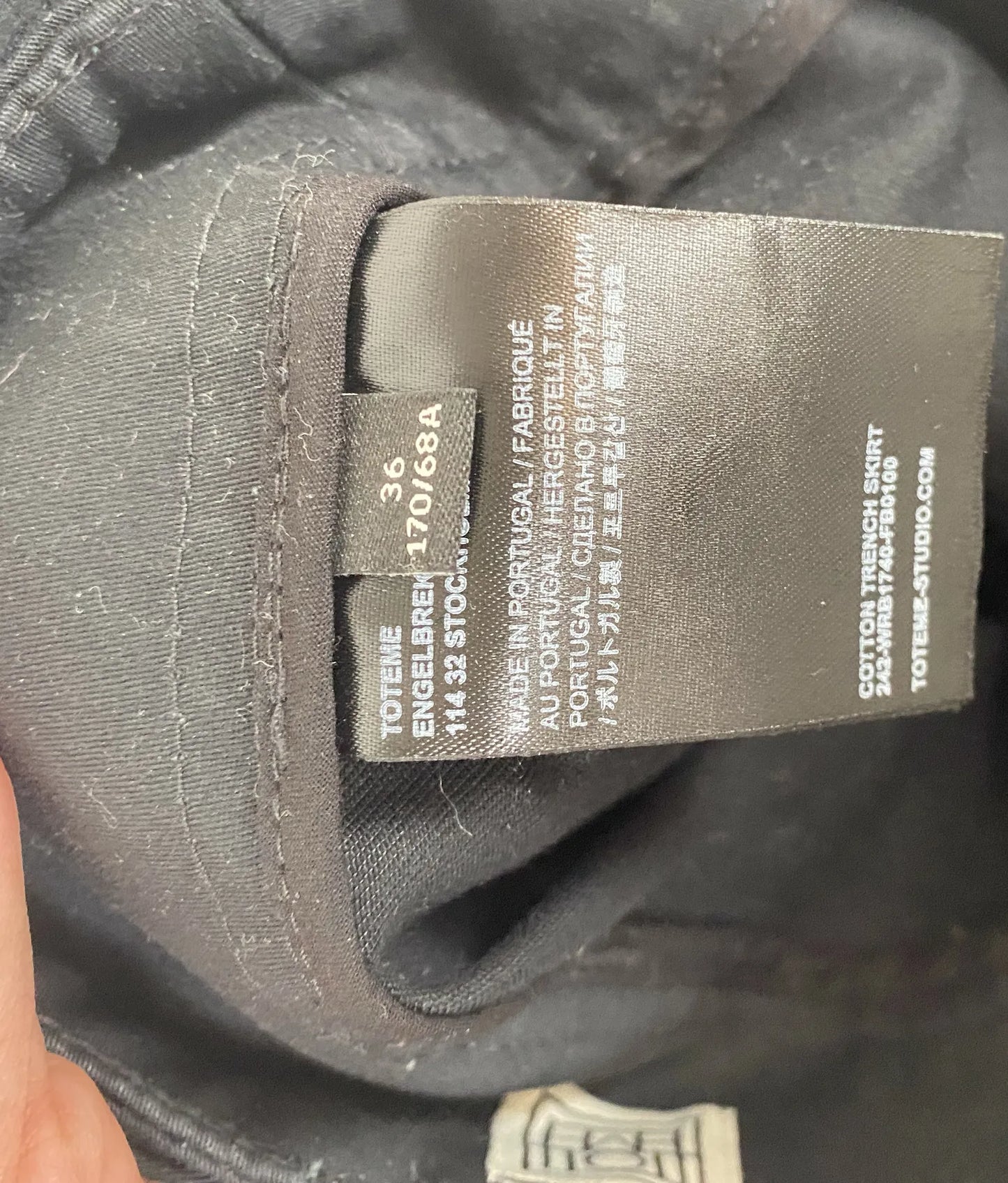 Toteme Cotton Trench Skirt