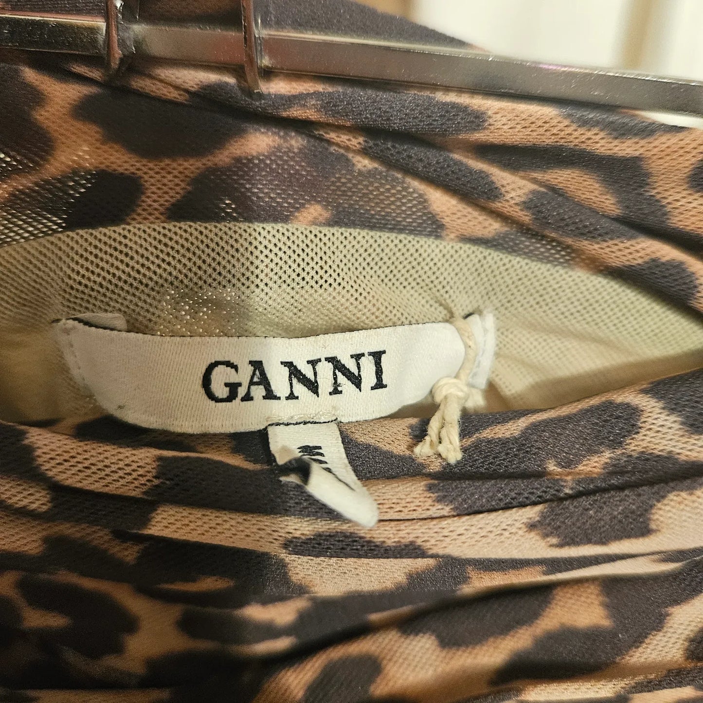 Ganni Tilden Mesh Skirt