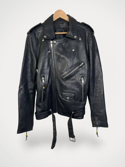 BLK DNM Leather 5-skinnjacka