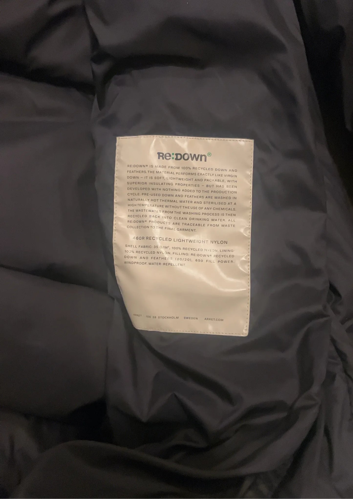 Arket 242058-460r Puffer jacket