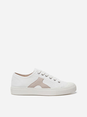 Flattered Hornstull Organic Cotton Sand Sneakers