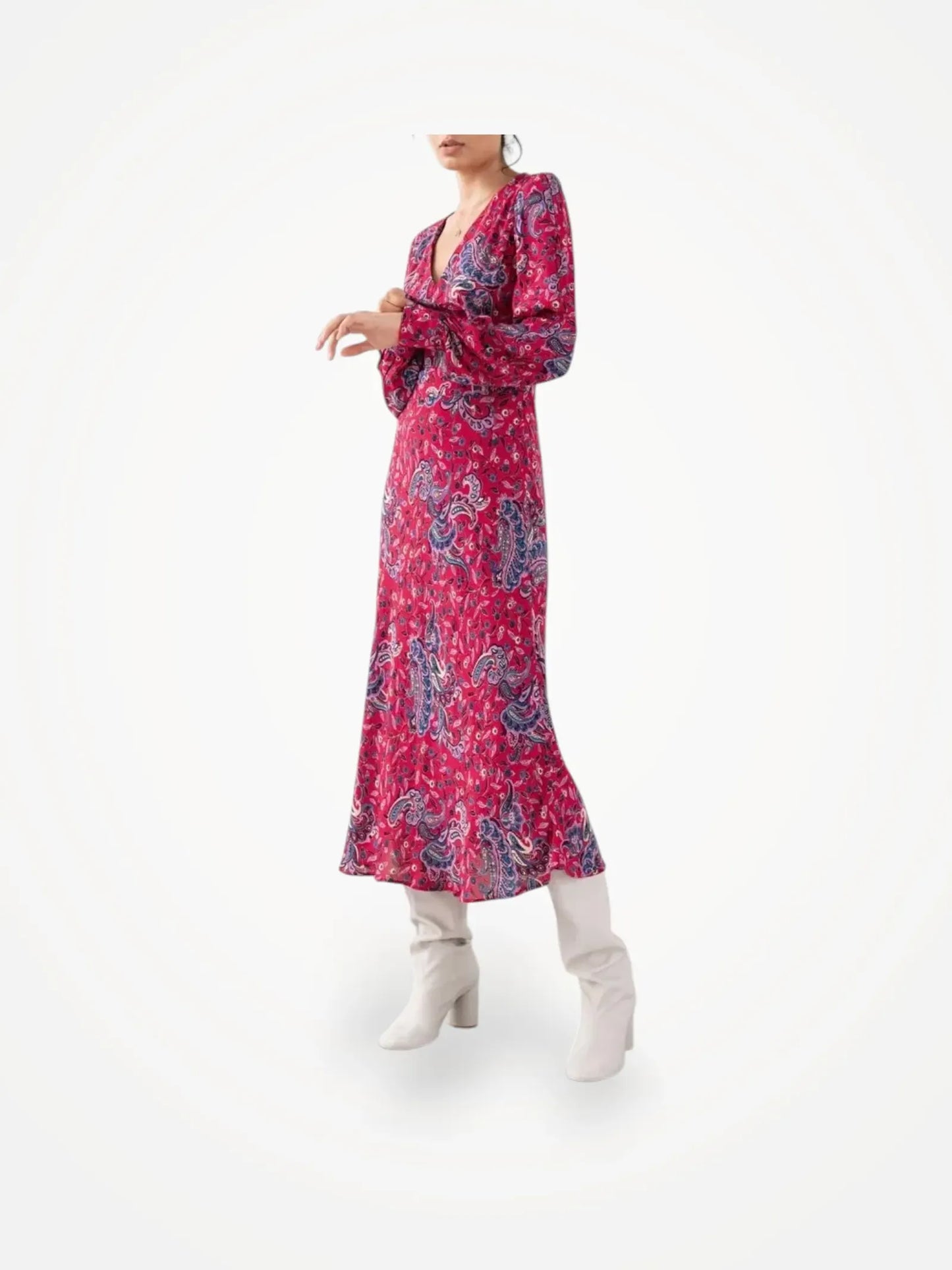 & Other Stories Paris Atelier Paisley Dress
