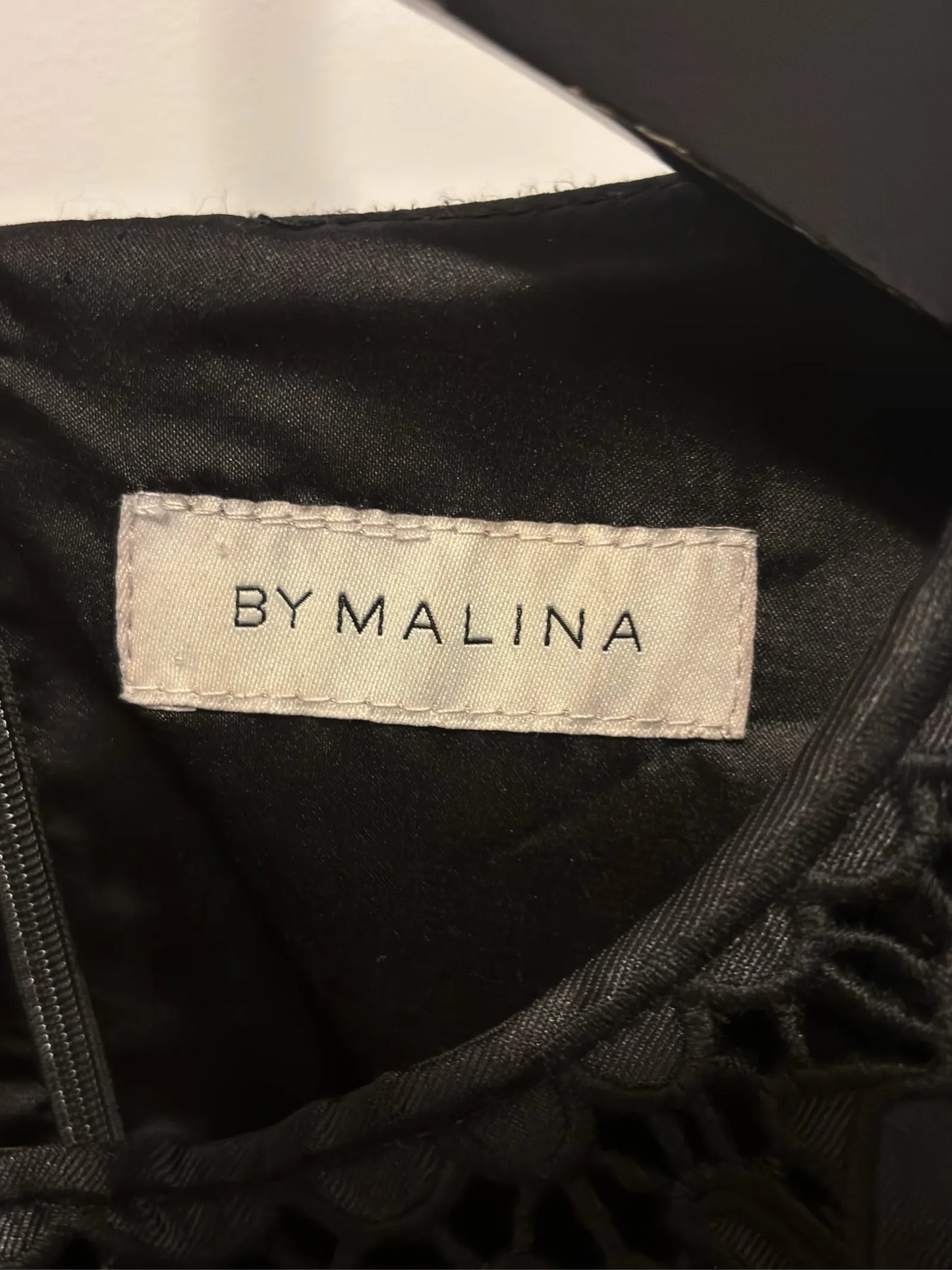 By Malina Molly Broderie Anglaise Scallop Hem  Dress