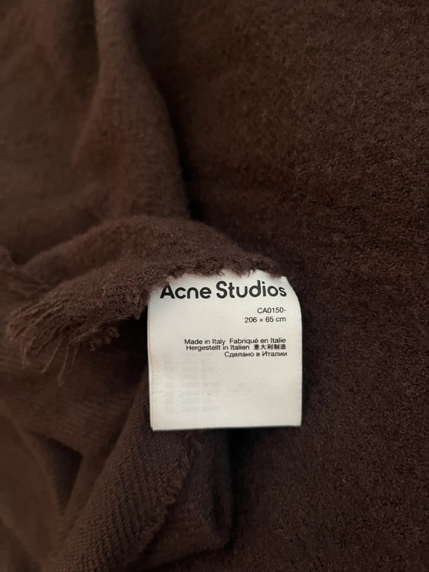 Acne Studios Light Wool Scarf