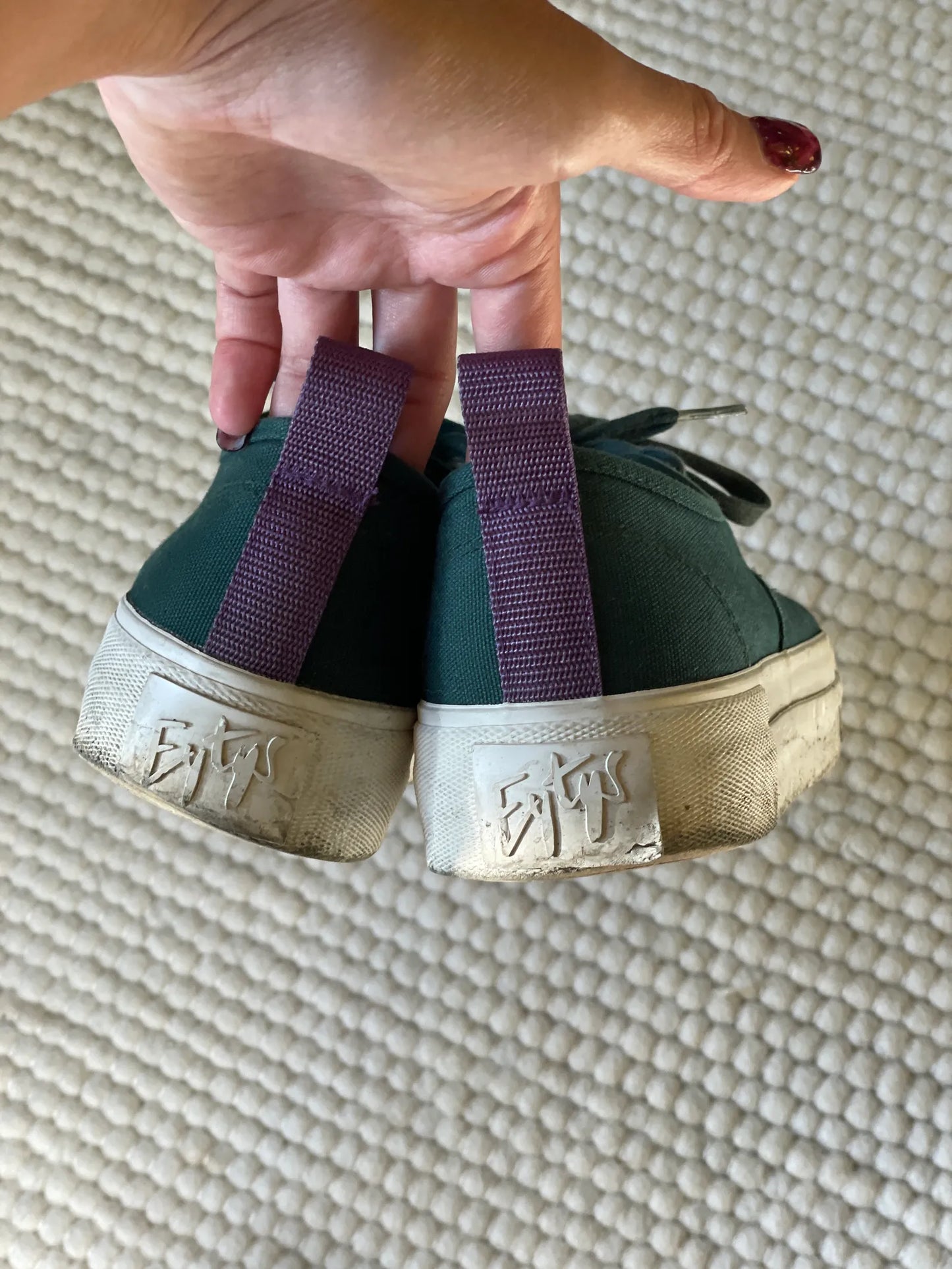 Eytys Mother Canvas Bottle Green-sneakers