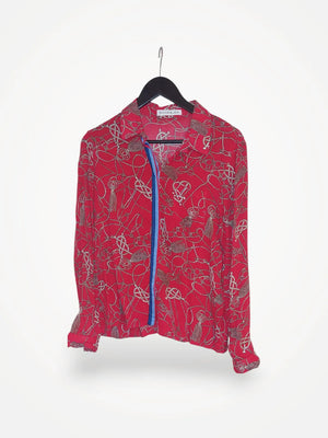 Rodebjer Hathaway Tassels-blus