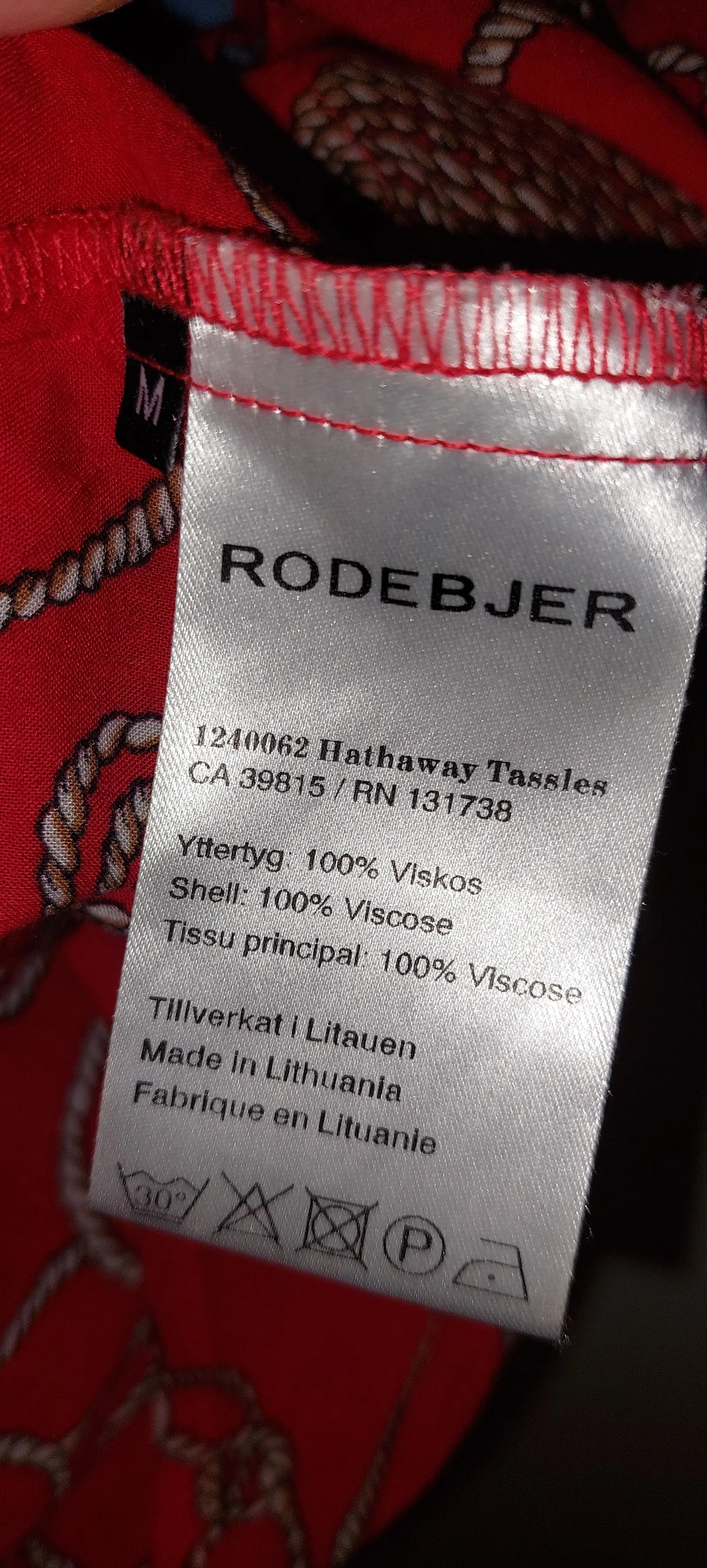 Rodebjer Hathaway Tassels-blus