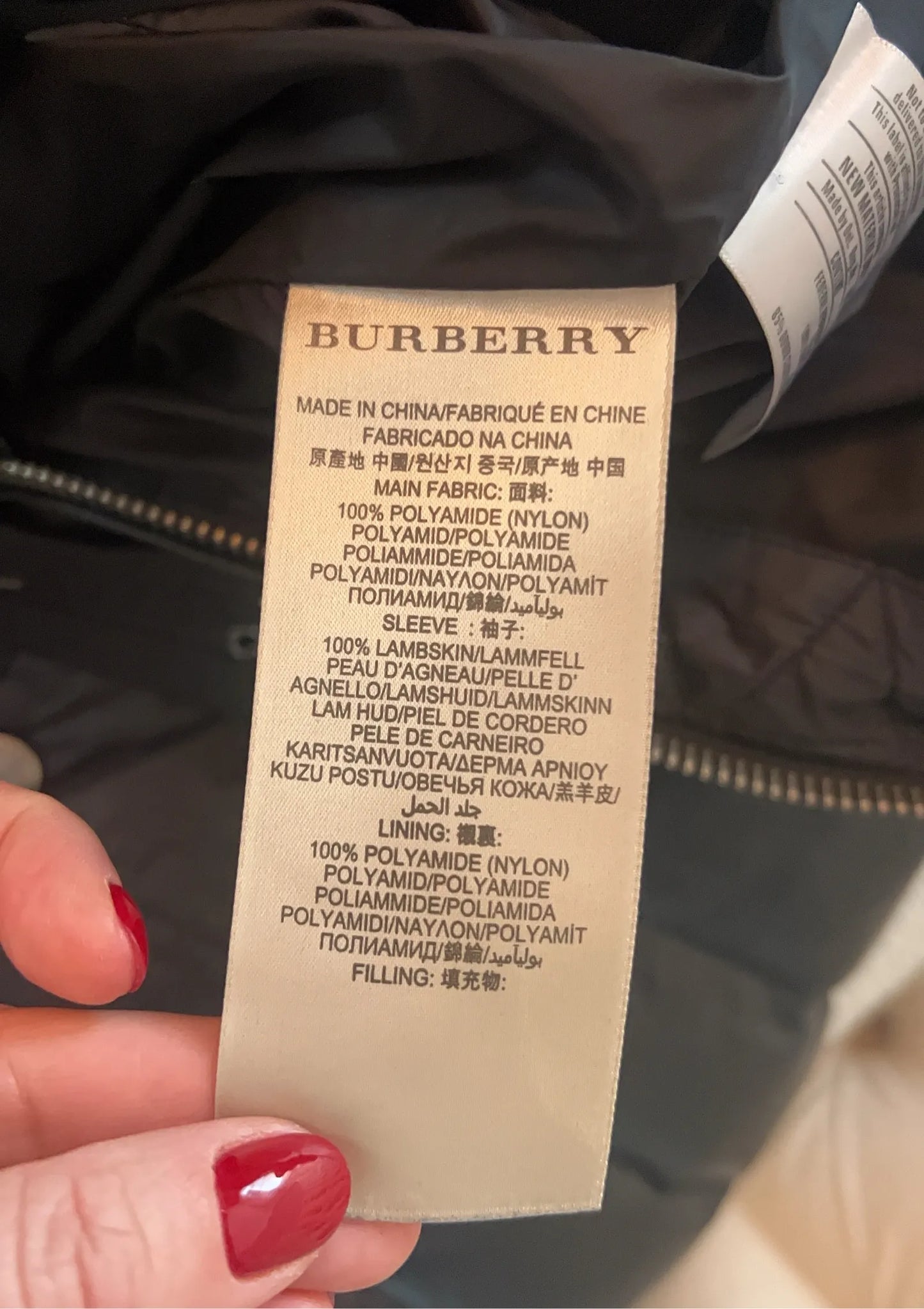 Burberry Puffer jacket