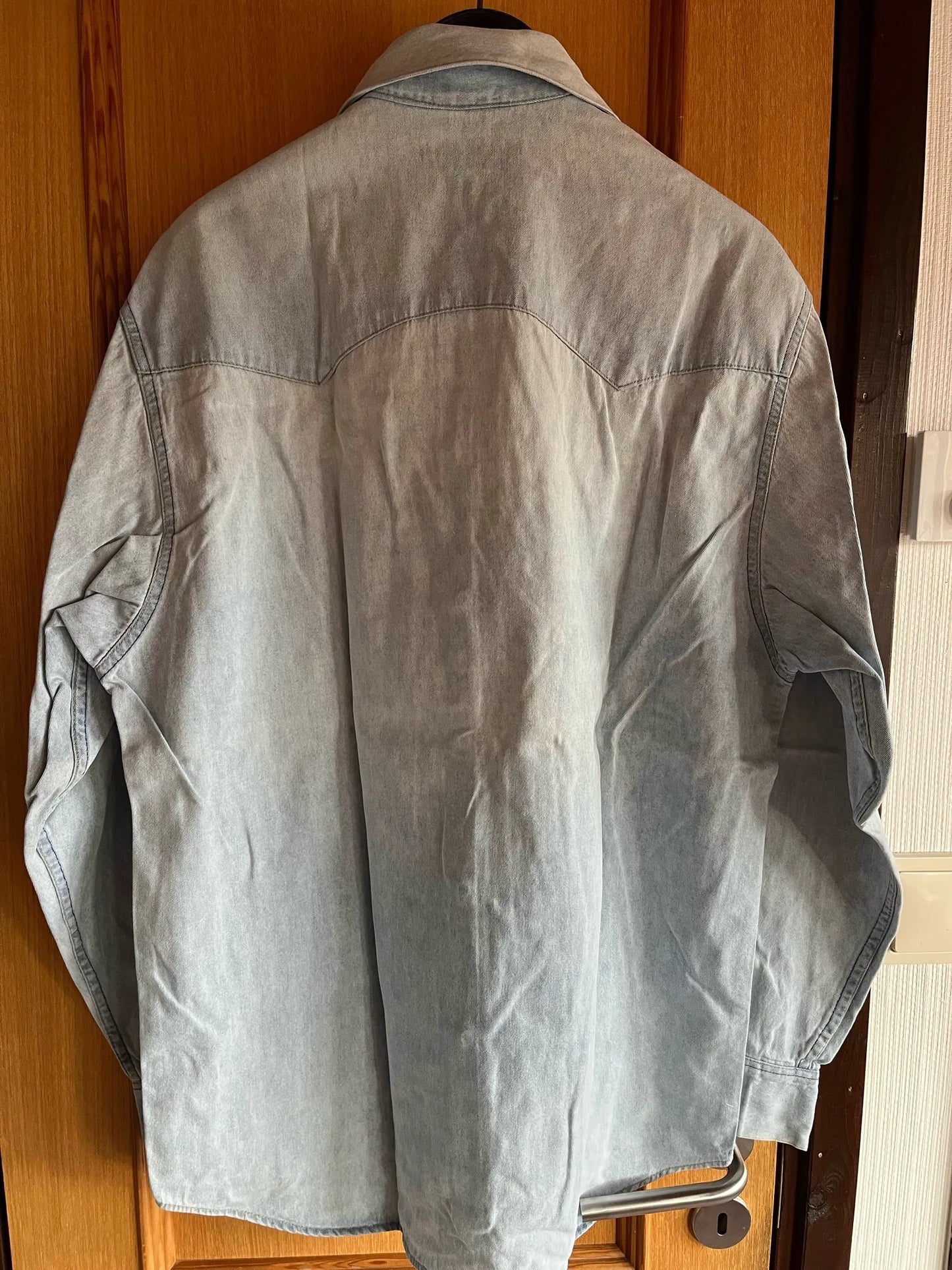 Lee Oversized I Tvättad Denim-skjorta NWOT