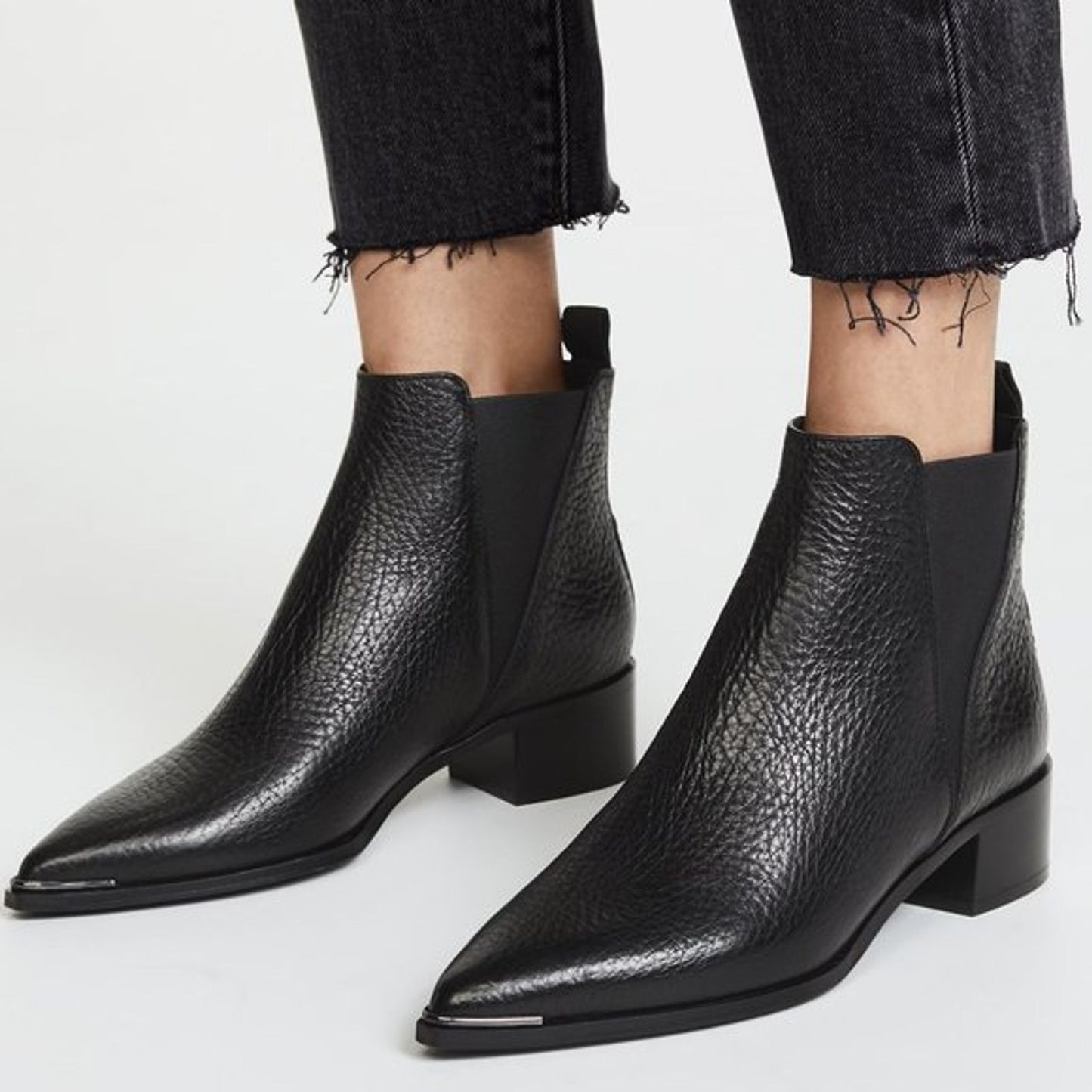 Acne Studios Jensen Grain-skinnboots