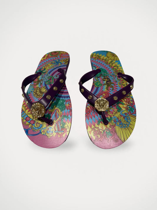 Versace-flip-flops NWOT