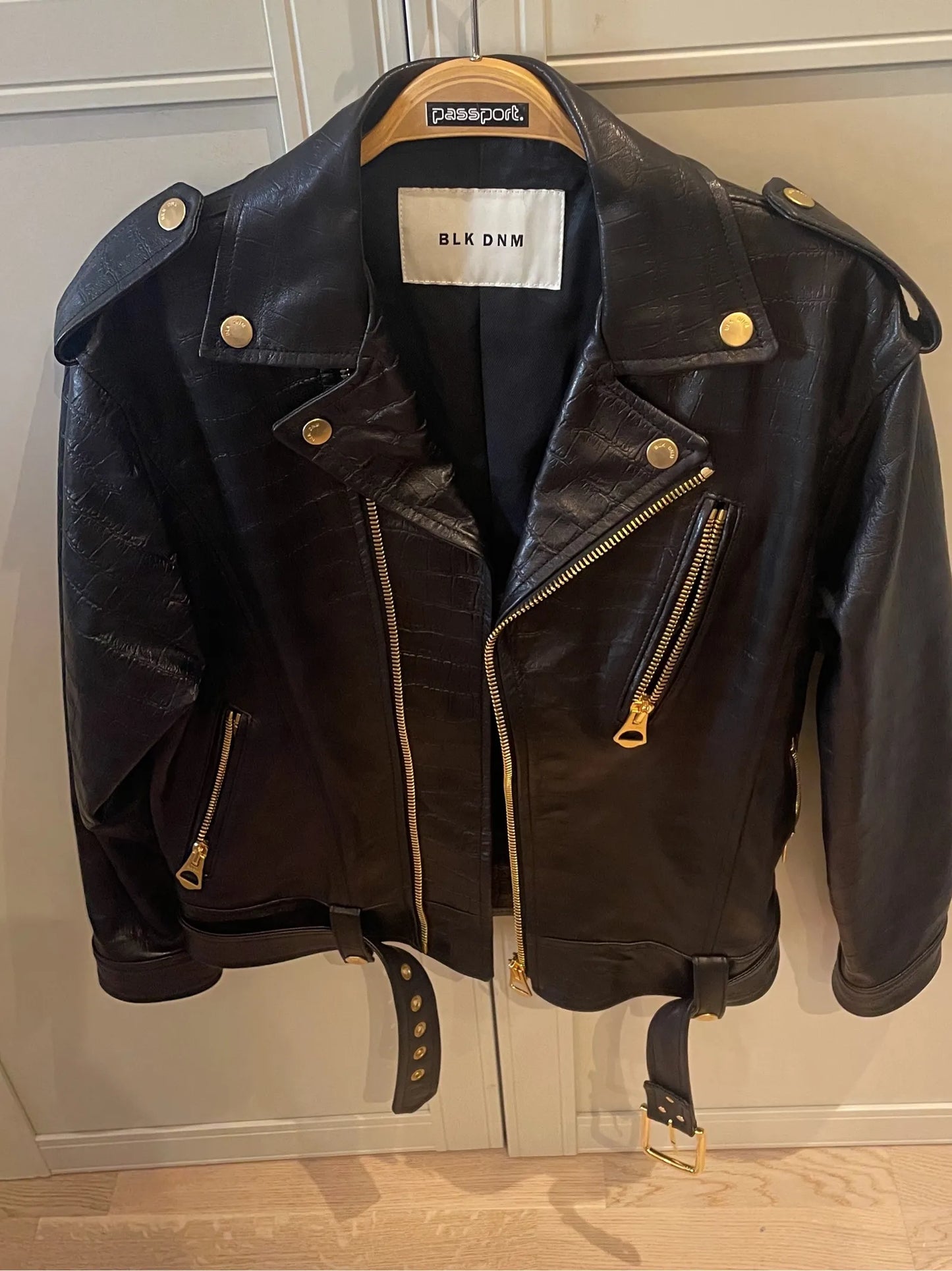 BLK DNM-skinnjacka NWOT