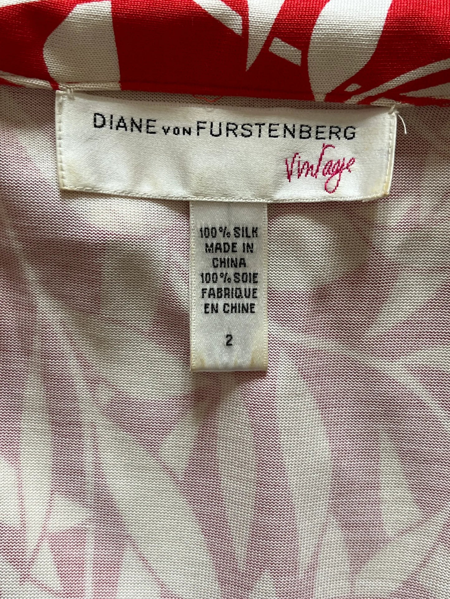Diane Von Furstenberg-sidenklänning