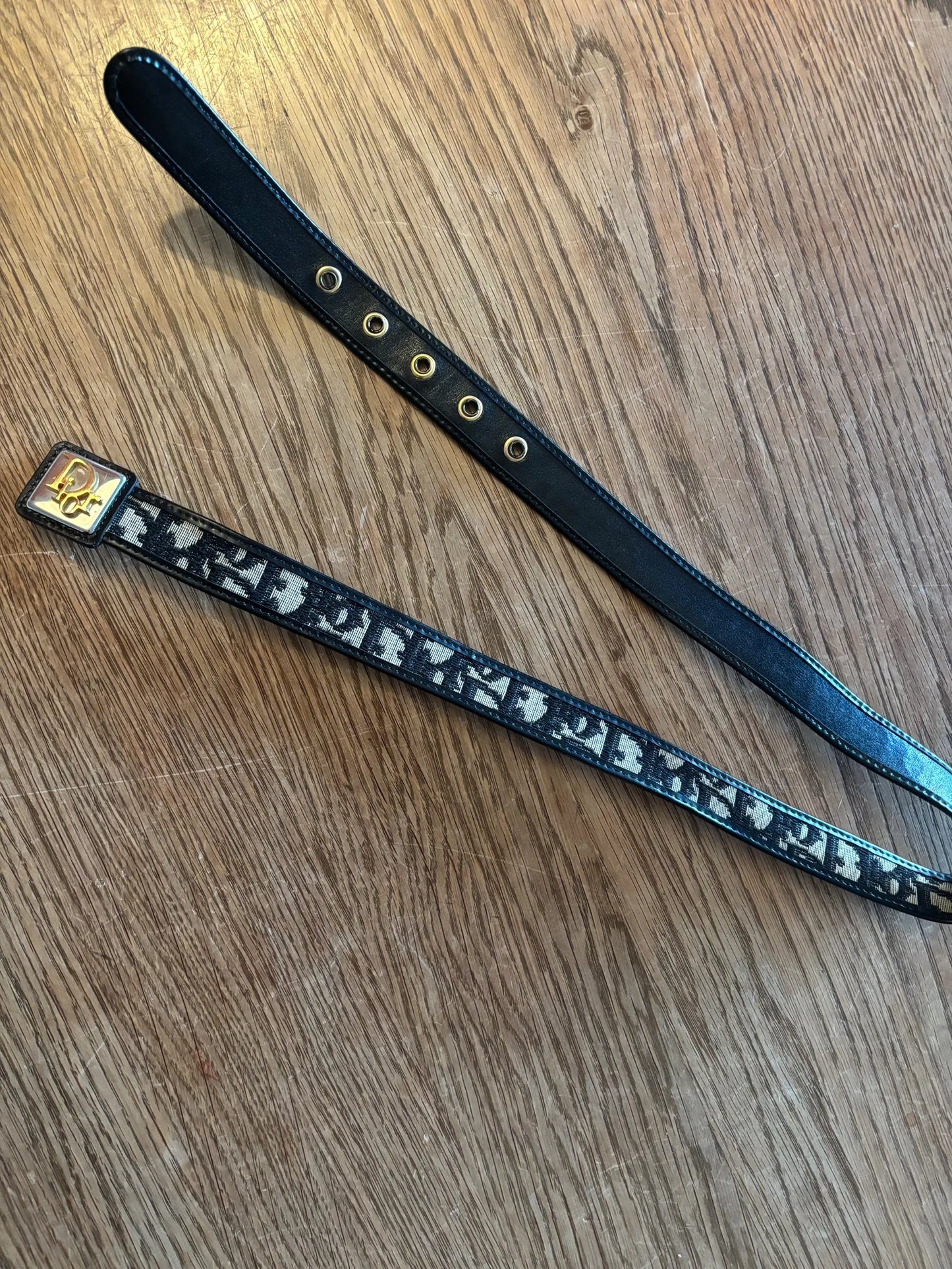 Christian Dior Dior Cloth Belt-skinnbälte