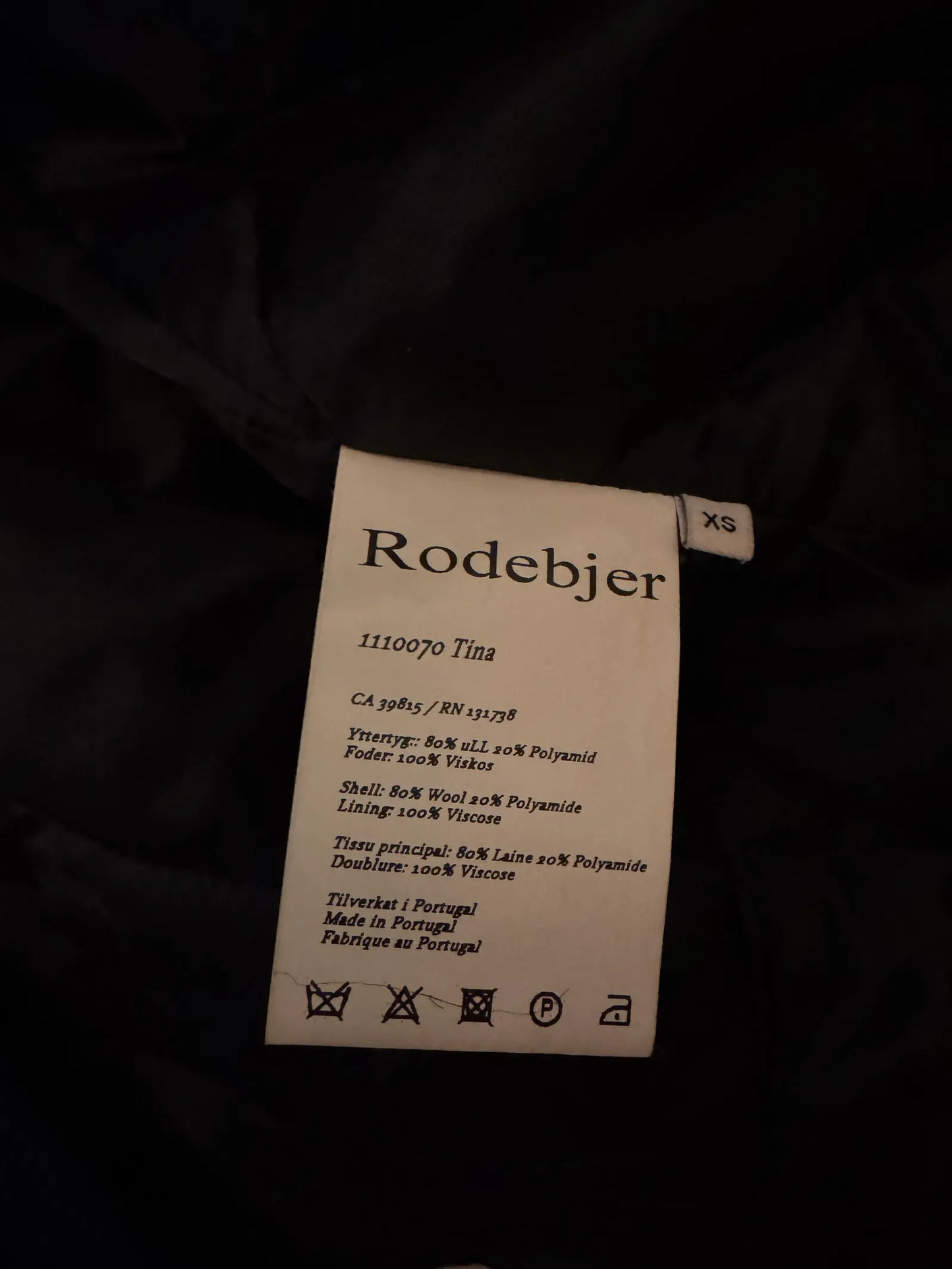 Rodebjer 1110070 Tina-ullkavaj