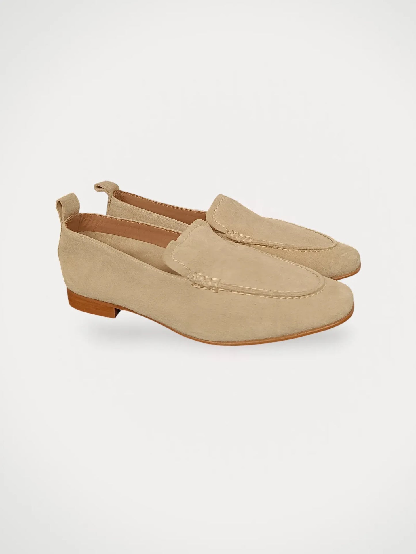 Flattered Vida Suede Sand-loafers