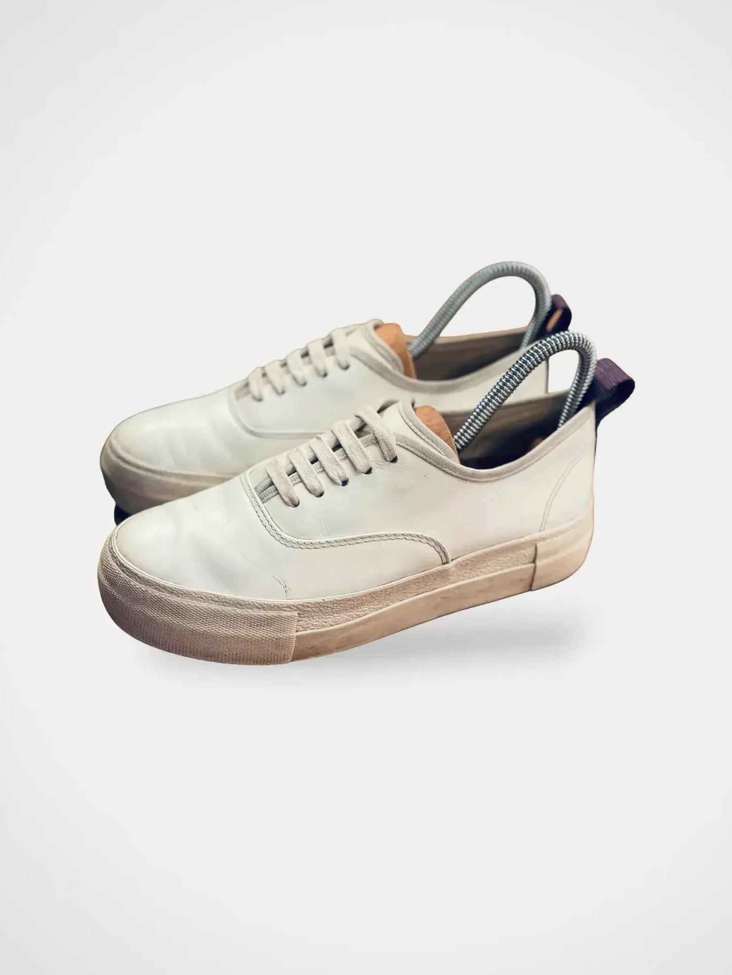 Eytys Mother Leather White-skinnsneakers