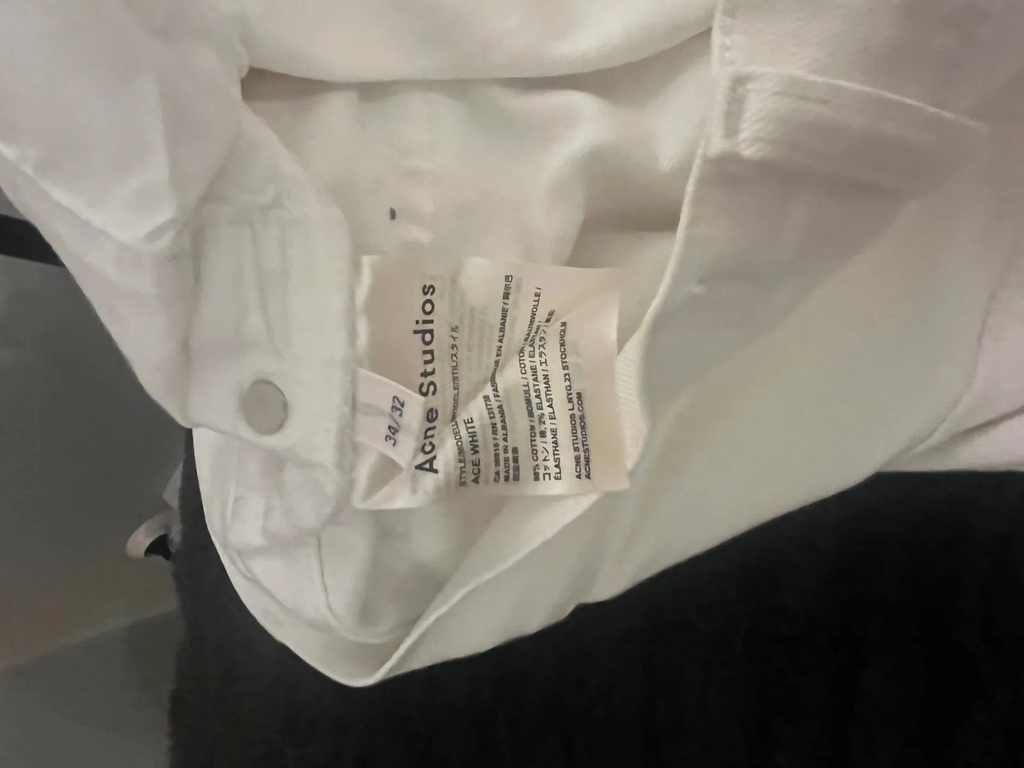 Acne Studios Ace White Jeans