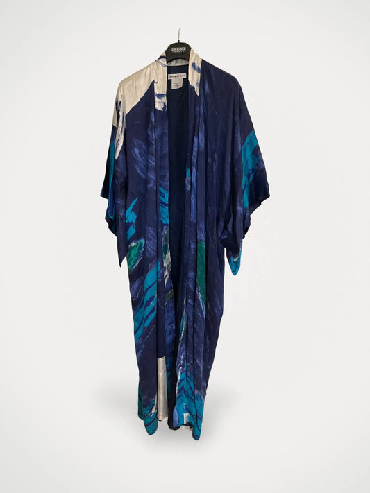 Kellermann Art Collection-sidenkaftan NWOT