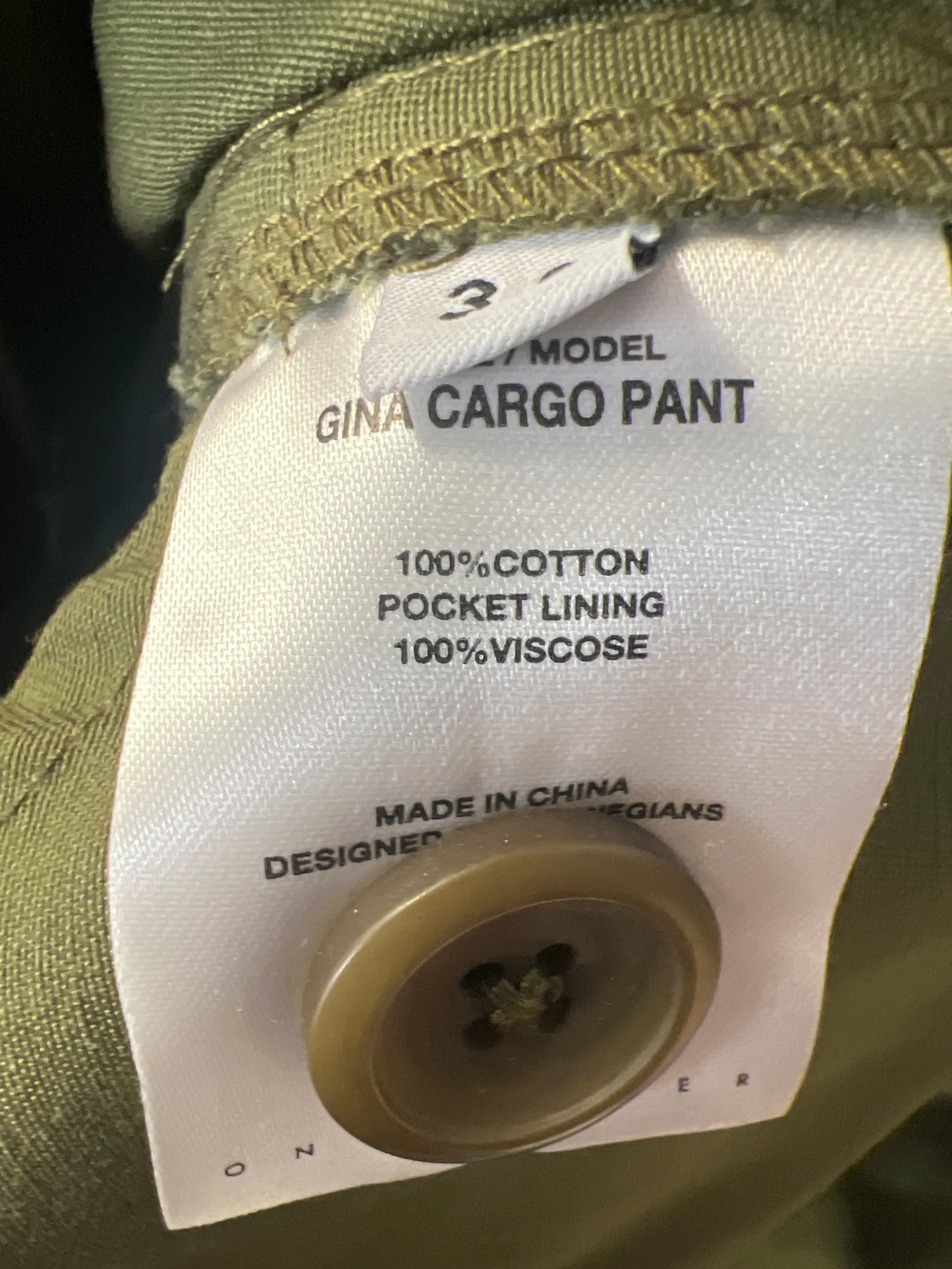 One and Other Gina Cargo pant-byxor NWT