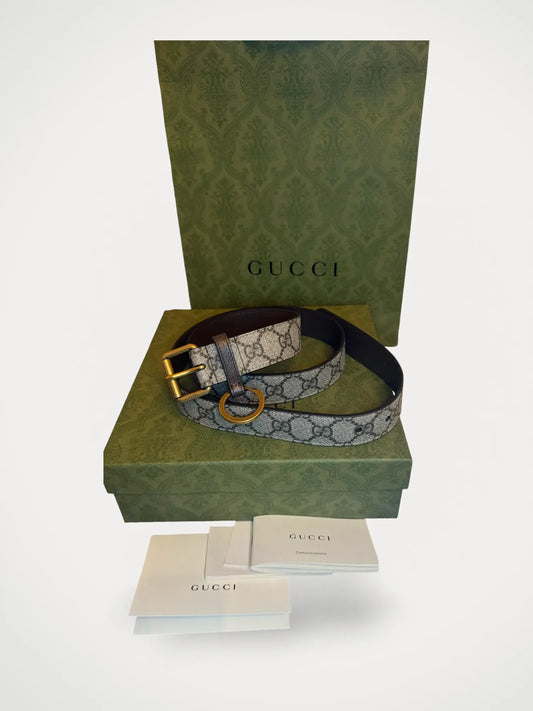 Gucci Supreme-skinnbälte NWT