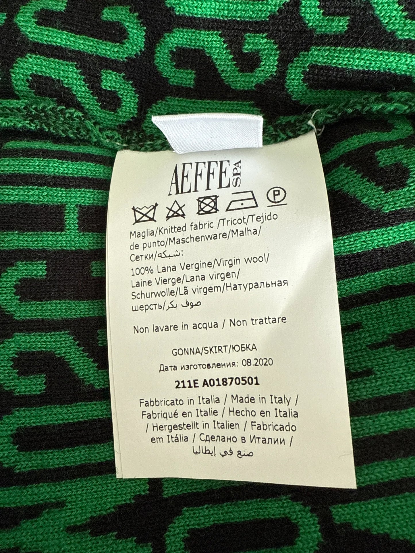 Moschino Print Skirt