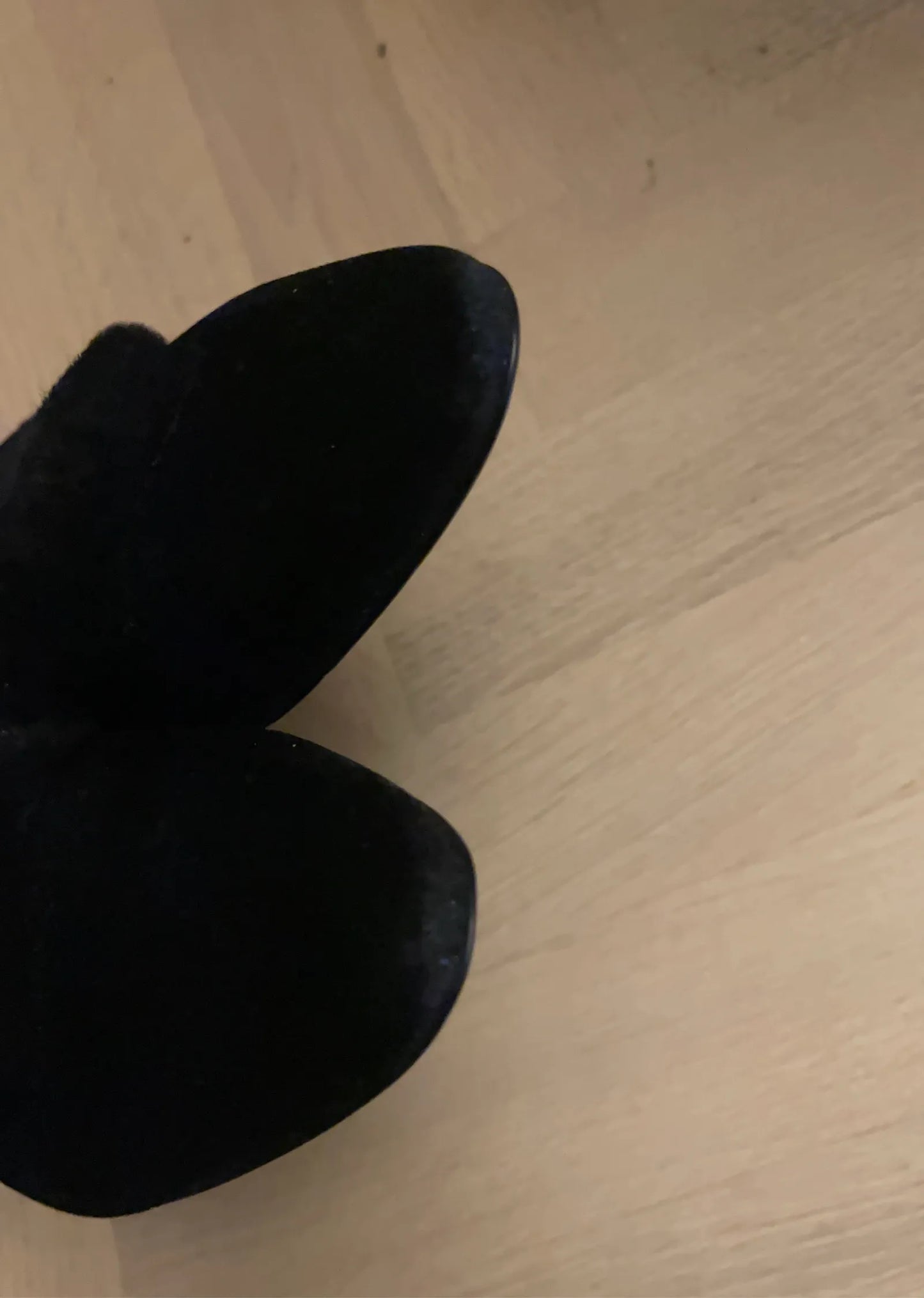 Toteme Shearling-trimmed Velvet Ballet Flats Ballet flats