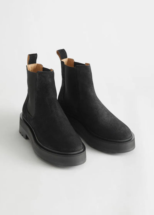 & Other Stories Chunky Chelsea Suede-boots