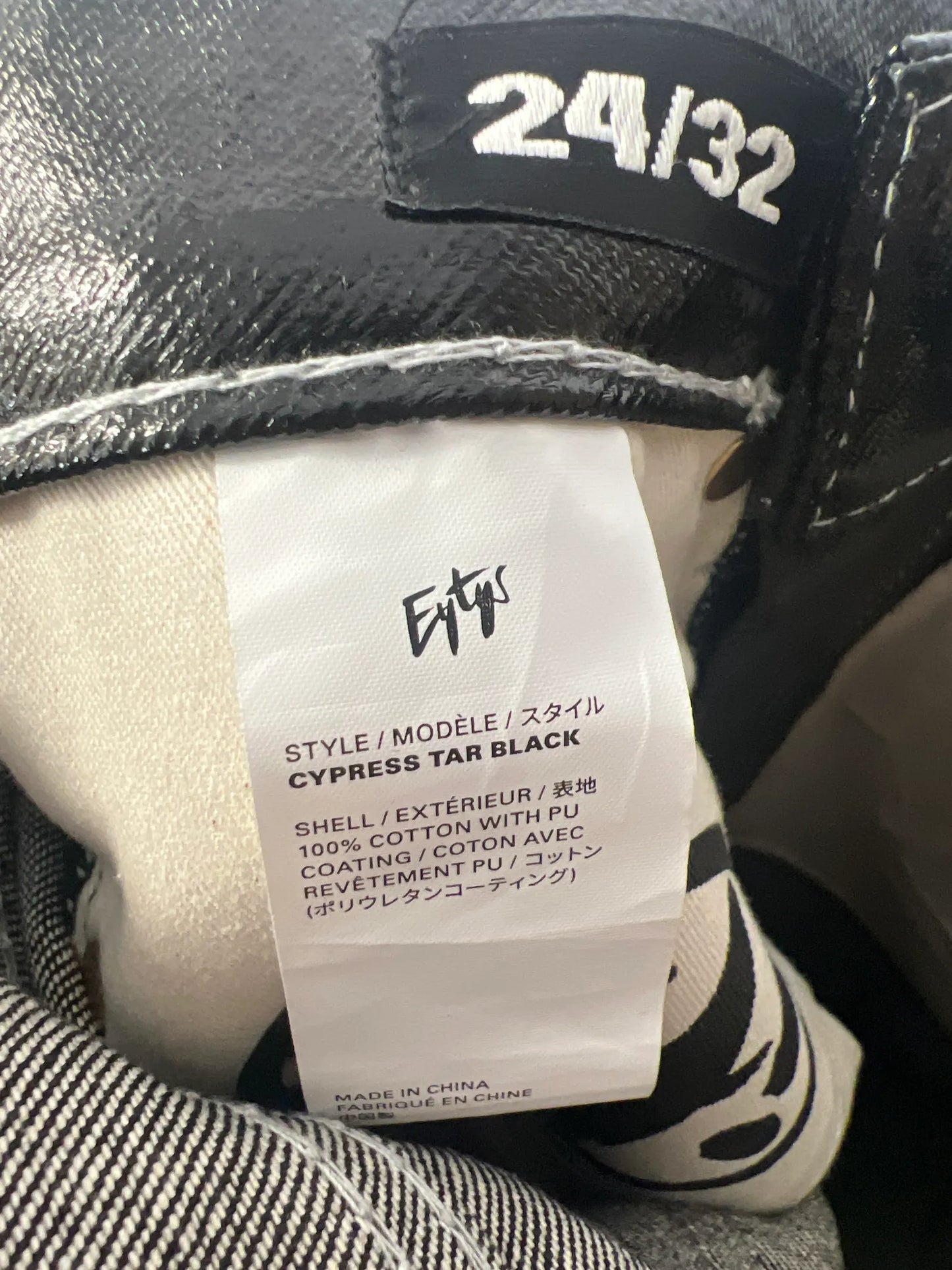 Eytys Cypress Tar Black Jeans