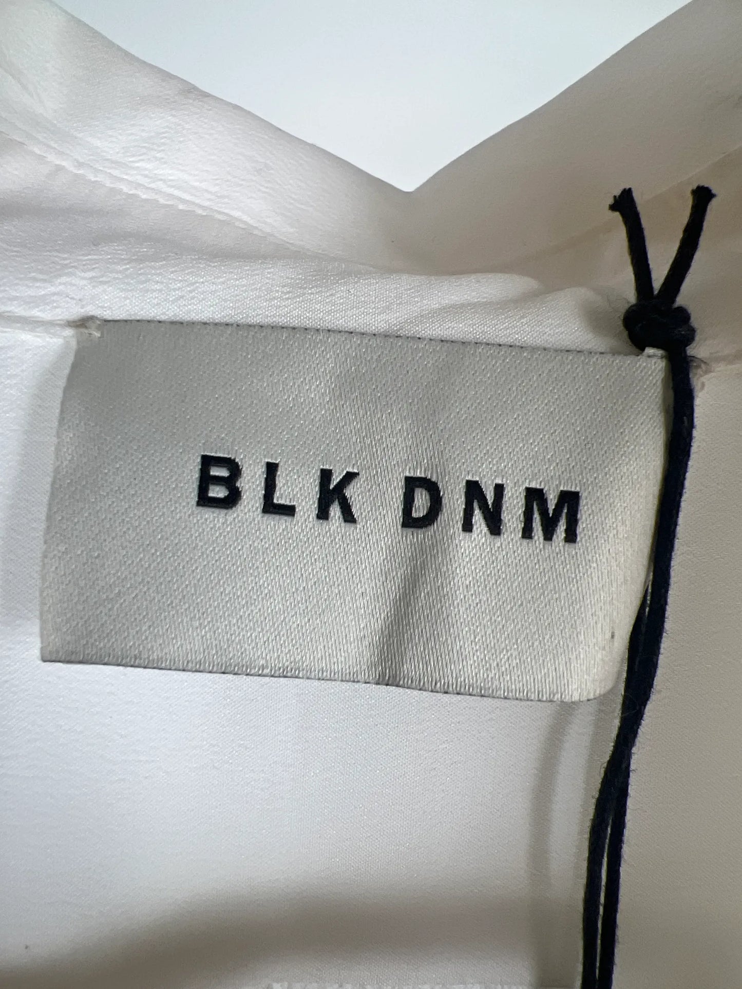 BLK DNM 2 Tux Frill-blus