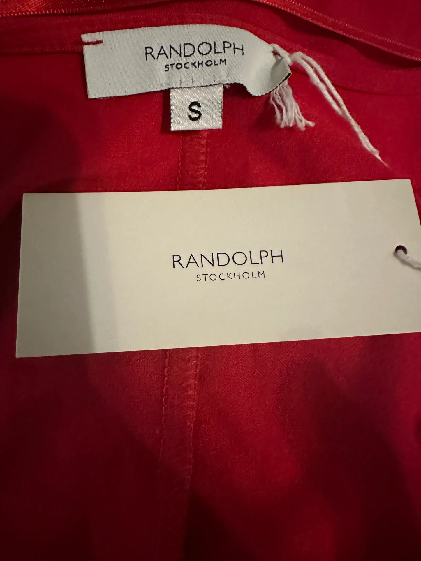 RANDOLPH STOCKHOLM Christmas Red Wrap-klänning NWT