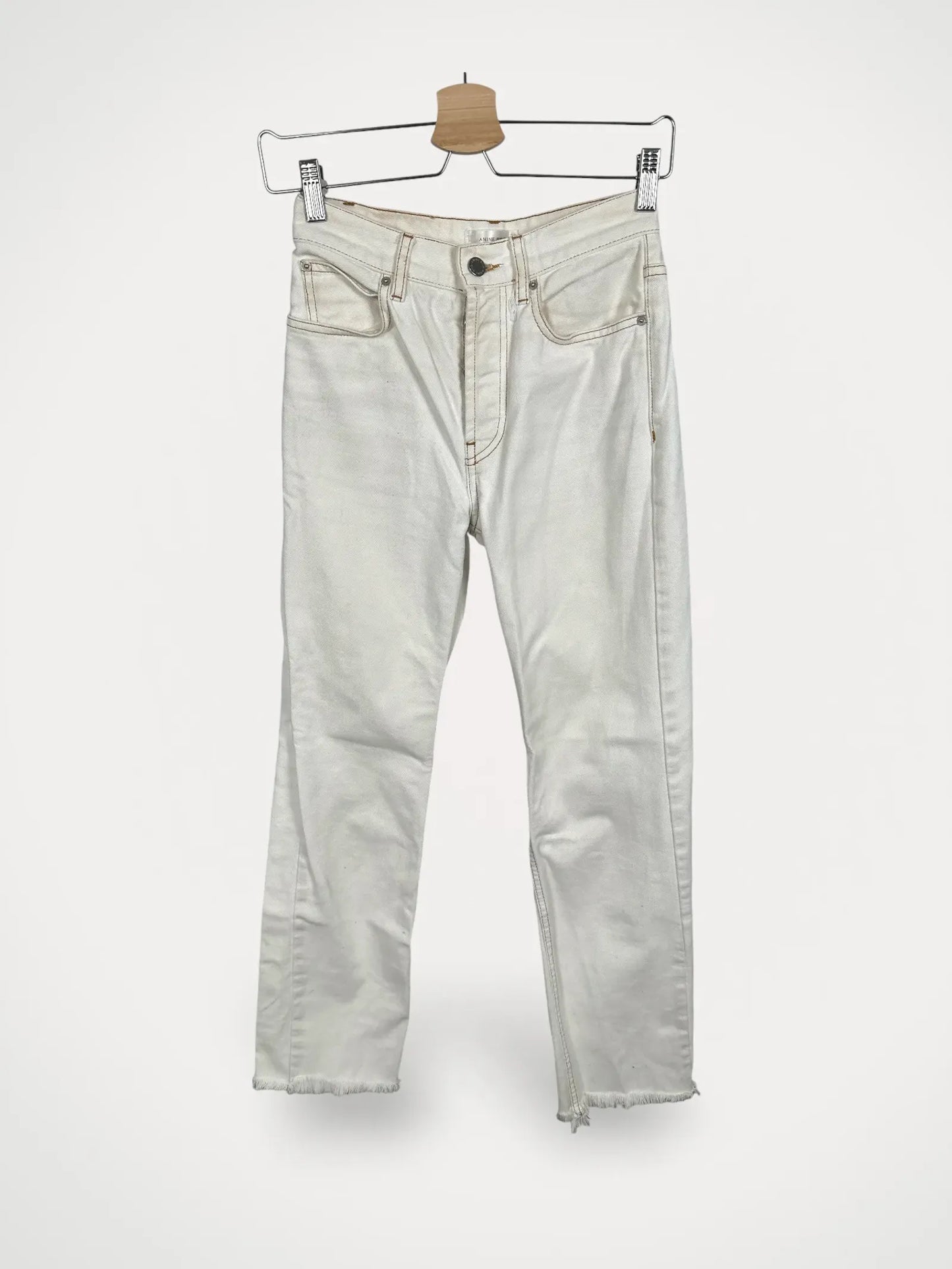 Anine Bing Constrast Stitch-jeans