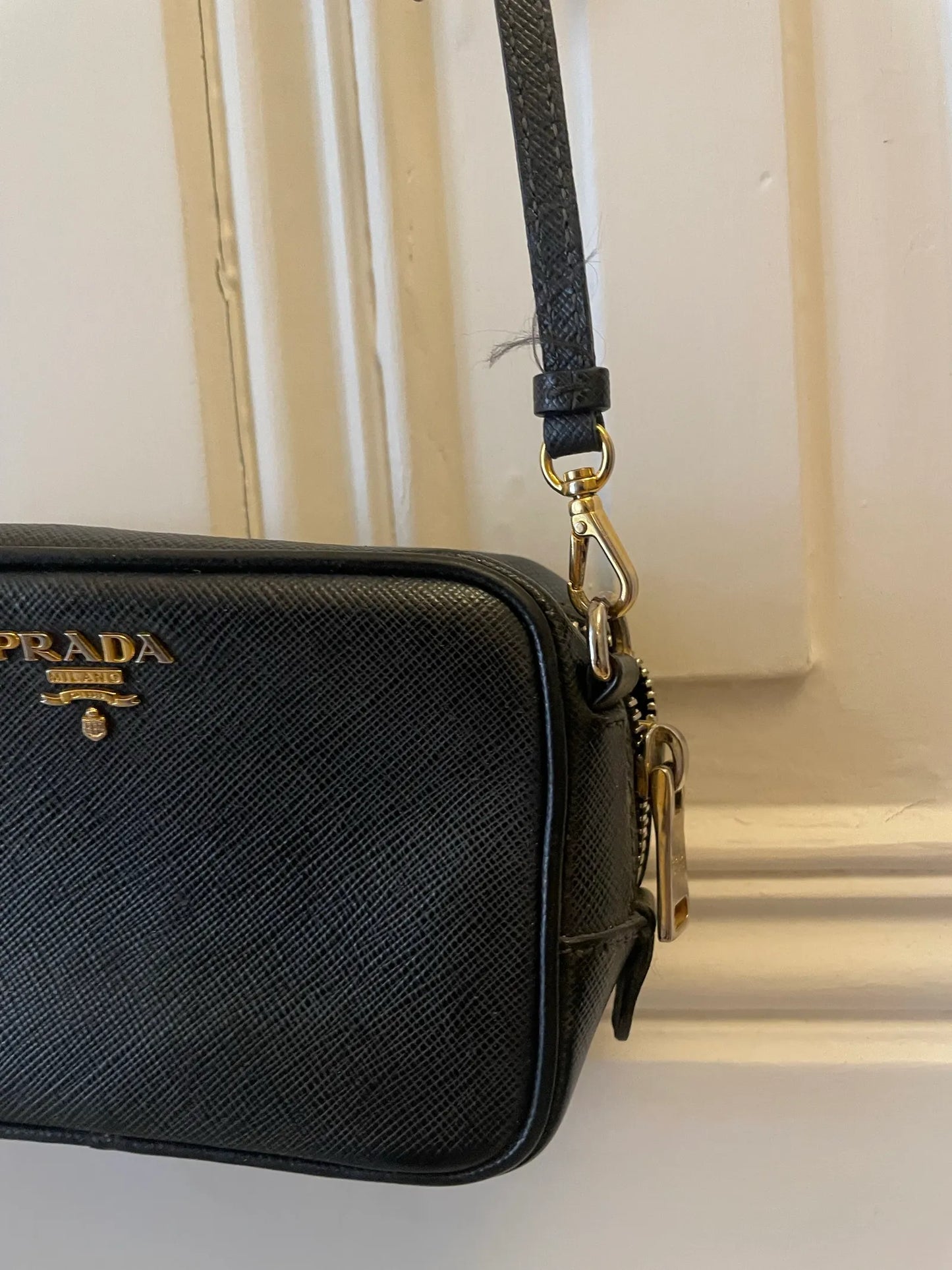 Prada Saffiano Lux Camera Shoulder bag