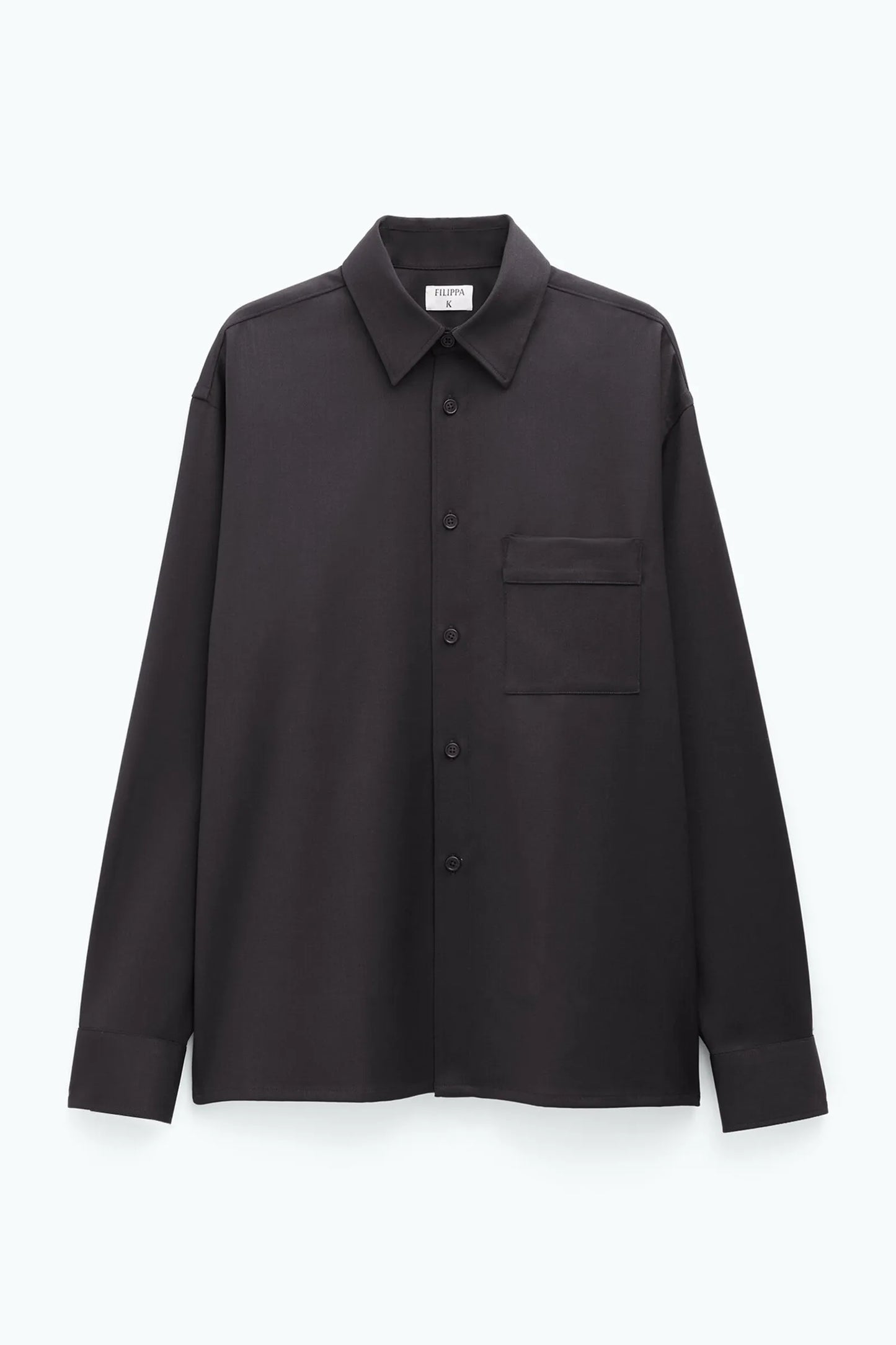 Filippa K Boxy Wool Twill-skjorta NWT