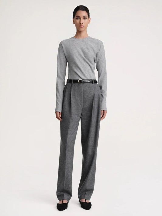 Toteme Double Pleated Tailored Trousers