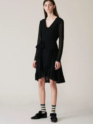 Ganni Valmy Wrap Dress