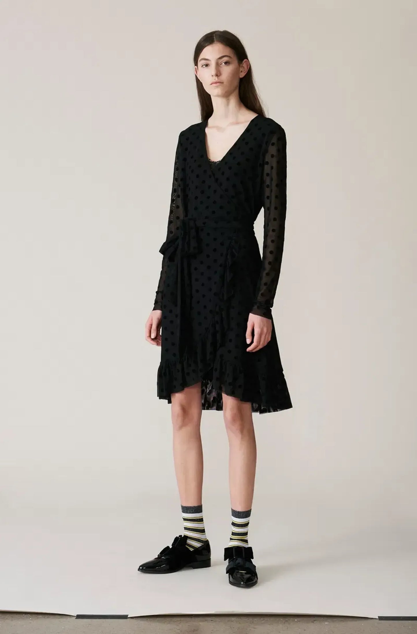 Ganni Valmy Wrap Dress