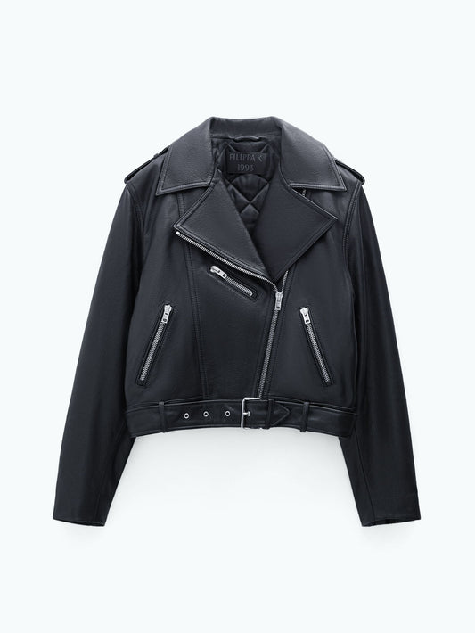 Filippa K 93 Leather Biker-skinnjacka NWT