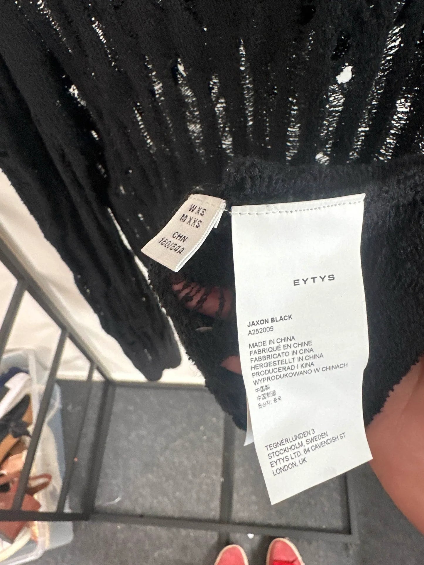 Eytys Jaxon Black Sweater