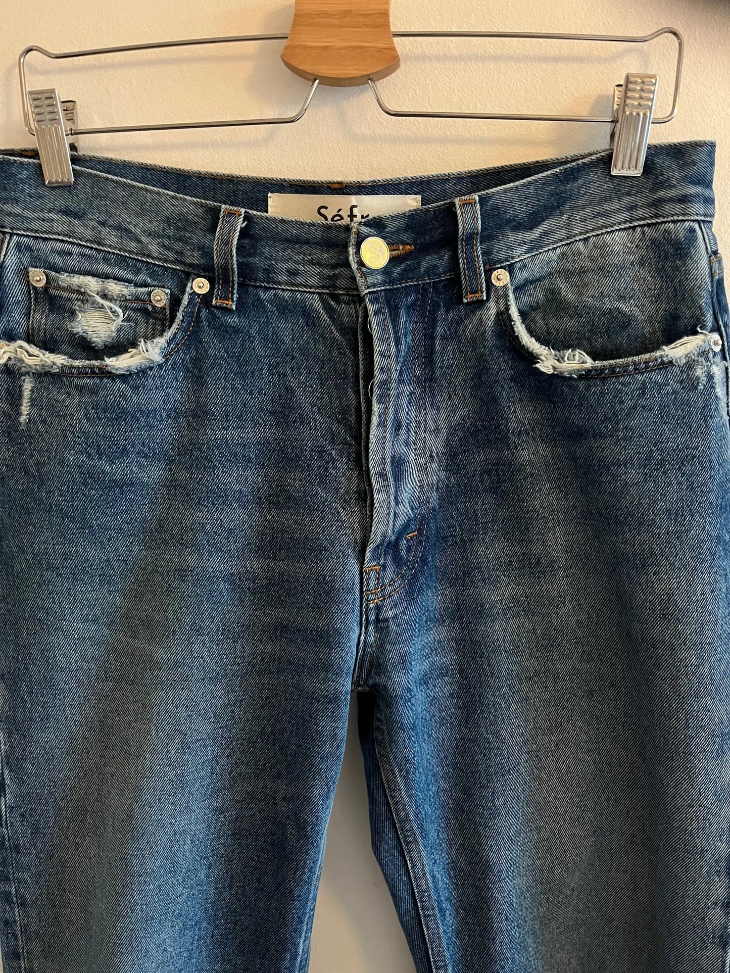 Séfr Frayed Cut-jeans