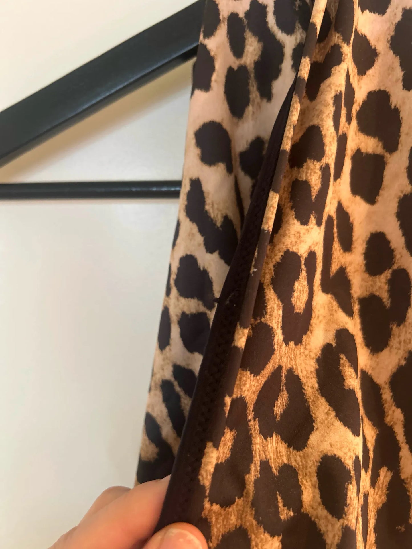 Ganni Twist-front Leopard-print Halterneck Swimsuit-baddräkt