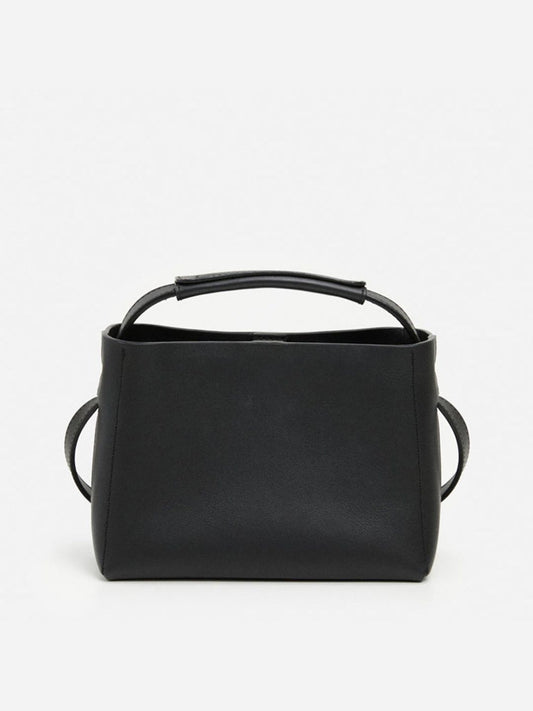 Flattered Hedda Mini Handbag Leather Black-skinnhandväska