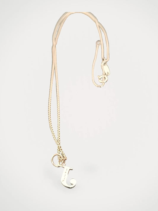 Thomas Sabo Gold Letter J-halsband