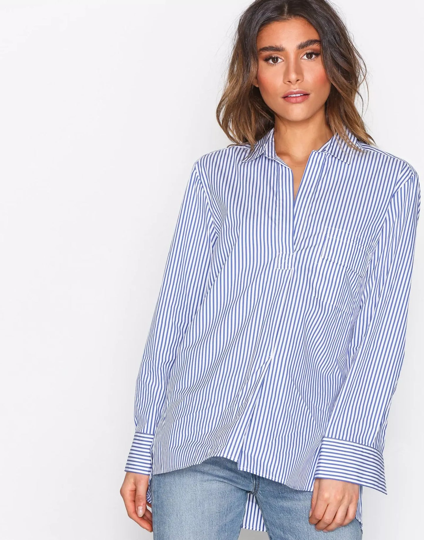 Filippa K Relaxed Stripe-skjorta